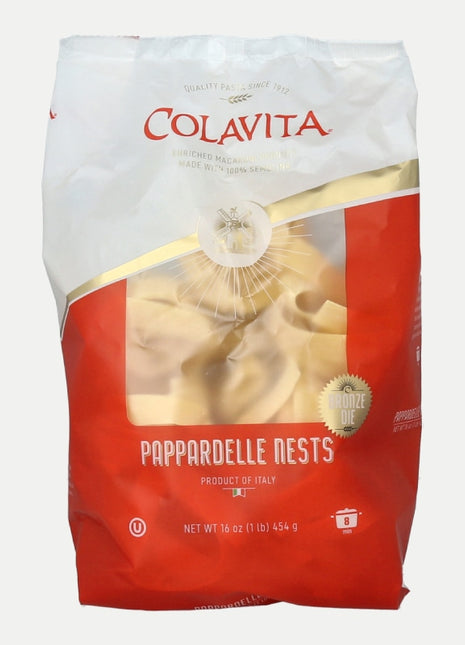 Colavita | Pasta Mì Sợi Dẹt Bản Lớn Pappardelle