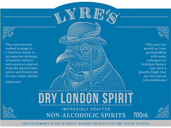 Rượu Không Cồn 0% ABV Lyre’s Dry London Gin