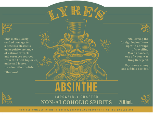 Rượu Không Cồn 0% ABV Lyre’s Absinthe
