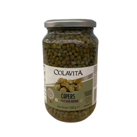 Colavita Capers in Vinegar – Italian Capers Preserved in White Wine Vinegar (135g & 500g)