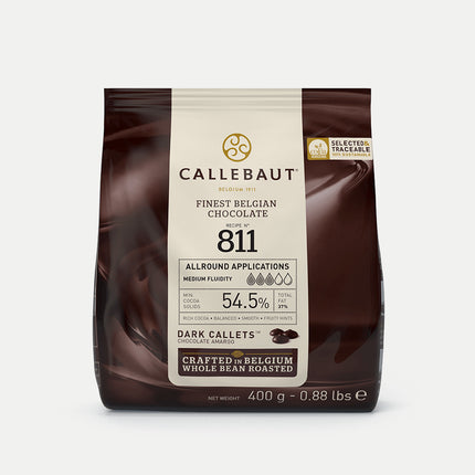 Callebaut | Dark Chocolate | 811 Socola Đen 54.5% Cacao