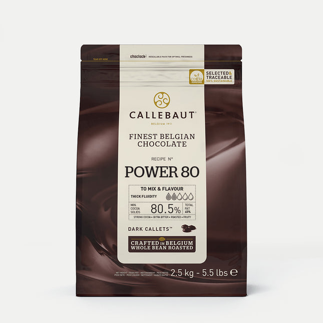 Callebaut | Dark Chocolate | Power 80 Socola Đen Dạng