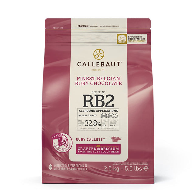 Callebaut | Chocolate Chips | RB2 Ruby Socola Dạng Viên