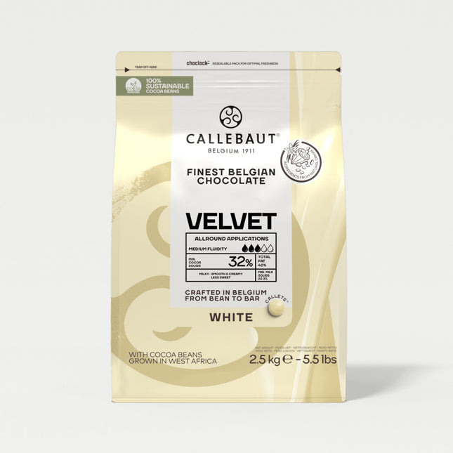 Callebaut | White Chocolate | Velvet Socola Trắng Dạng