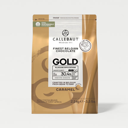 Callebaut | Gold Chocolate | Socola Vàng Hạt Nút Với