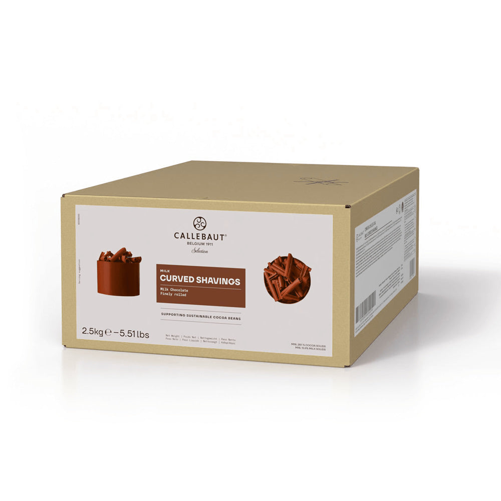Callebaut | Sprinkles & Nonpareils | Curved Shavings Milk