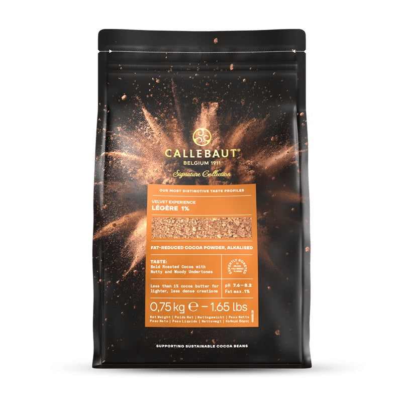 Callebaut | Cocoa Powder | Légère 1% - Bột Cacao Tách Béo
