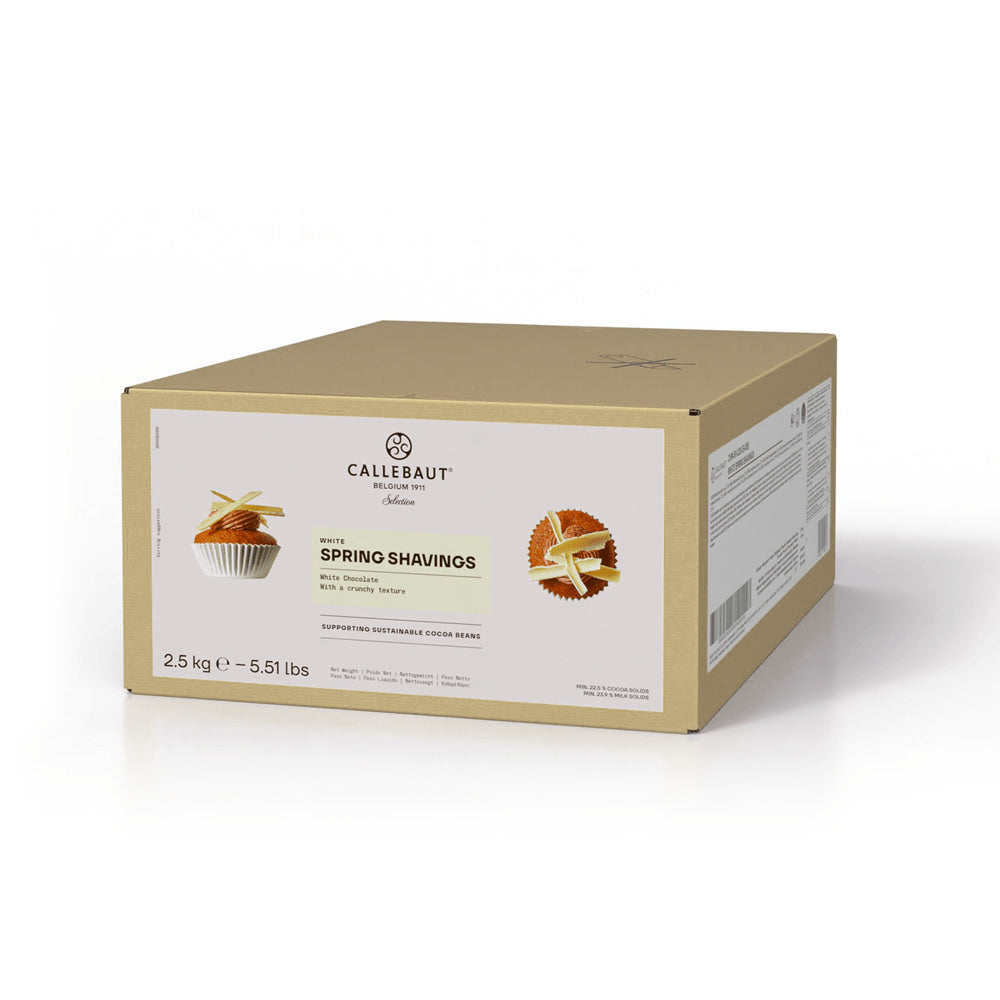 Callebaut | Sprinkles & Nonpareils | Spring Shavings White