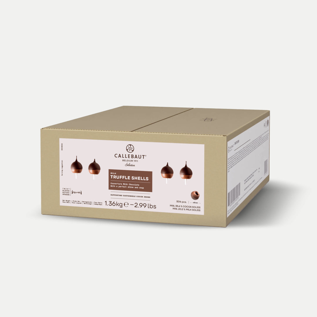 Callebaut | Decor & Organization | Truffle Shells Milk - Vỏ