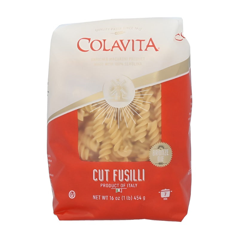 Colavita | Pasta & Noodles | Mì Xoắn Fusilli Cắt Bằng Khuôn