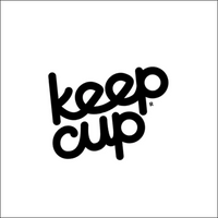 Logo 'Keep Cup' màu đen.