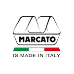 Logo đơn giản với từ 'MARCATO' có sọc cờ Ý và văn bản 'ĐƯỢC SẢN XUẤT TẠI ITALIA' bên dưới.