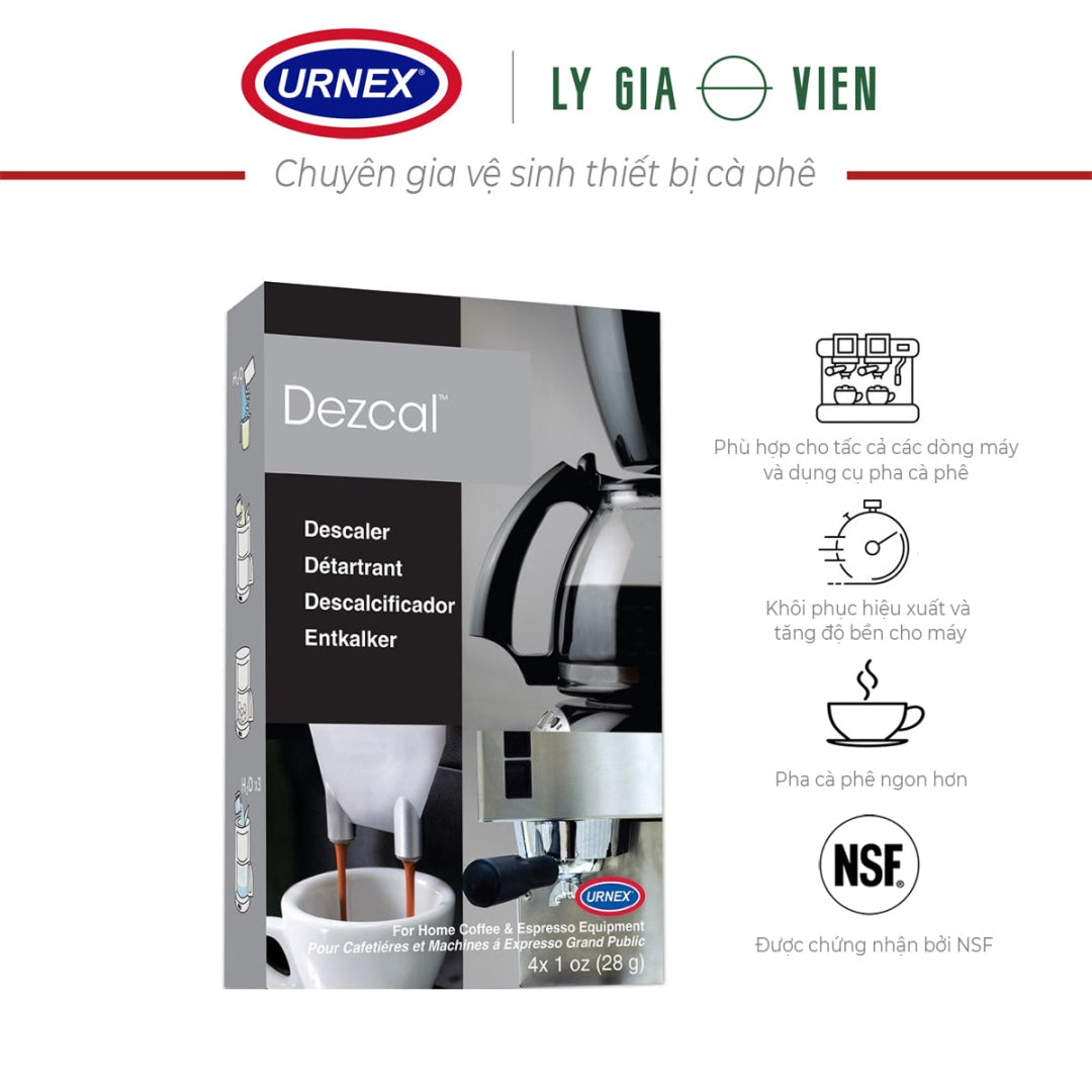 Urnex | Chemical Cleaning | Bột Dezcal Powder Khử Cặn Bám