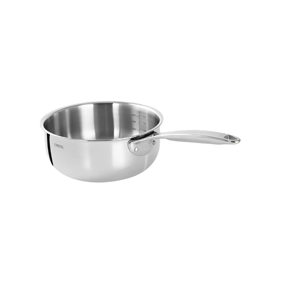 Cristel | Saucepans | Castel Pro Quánh Inox Cao Cấp 5 Đáy