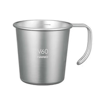 Hario | Cốc Inox Có Quai V60 Metal Stacking Mug