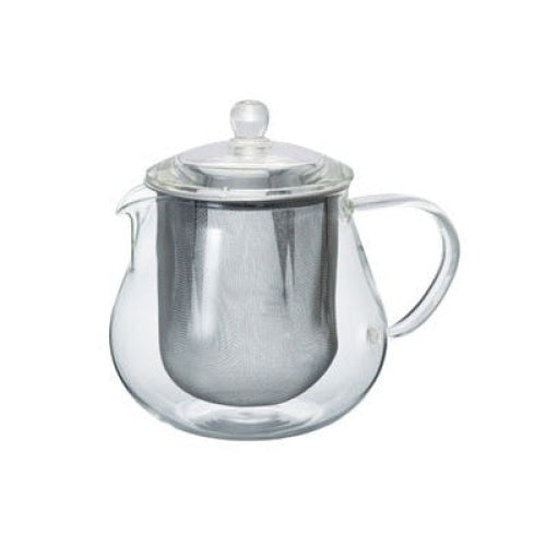 Lý Gia Viên | Hario Leaf “Clear” 450ml – Ấm Trà Thủy Tinh