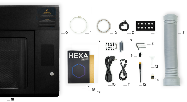 Máy Khắc Laser Trên Nhiều Vật Liệu Flux Hexa Discovery Pack