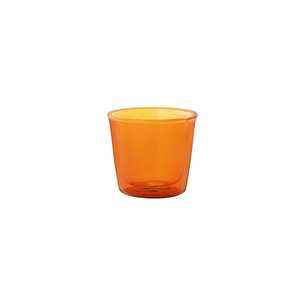 Kinto | Drinkware | Cast Amber Cốc 2 Lớp Màu Hổ Phách Chịu