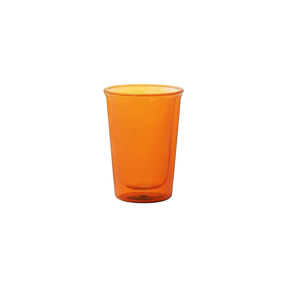 Kinto | Tumblers | Cast Amber Double Wall Glass Cốc 2 Lớp