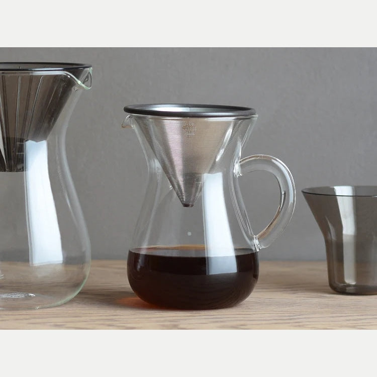 Kinto | Drip Coffee Makers | SCS Carafe Set 2 Cups Stainless
