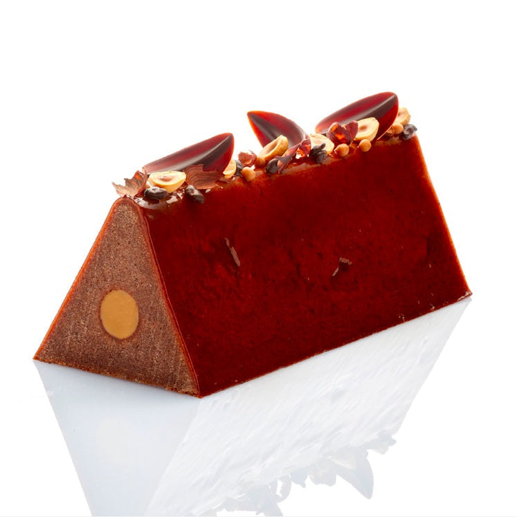 Martellato | Khuôn Travel Cake Tam Giác — Inox sáng bóng