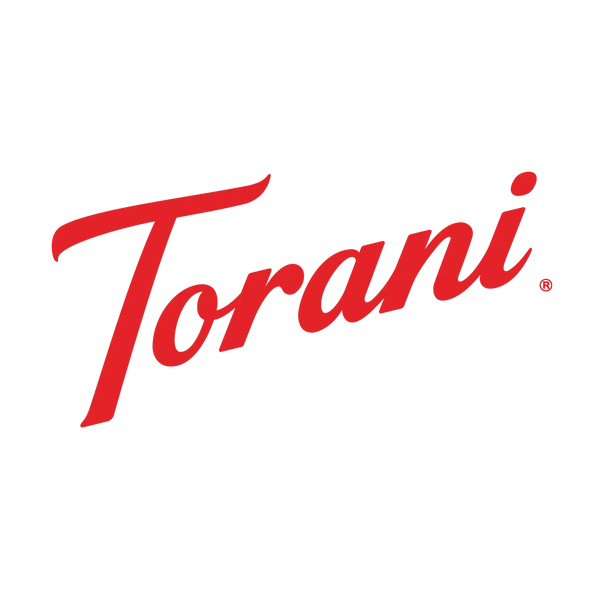 Logo 'Torani' màu đỏ.