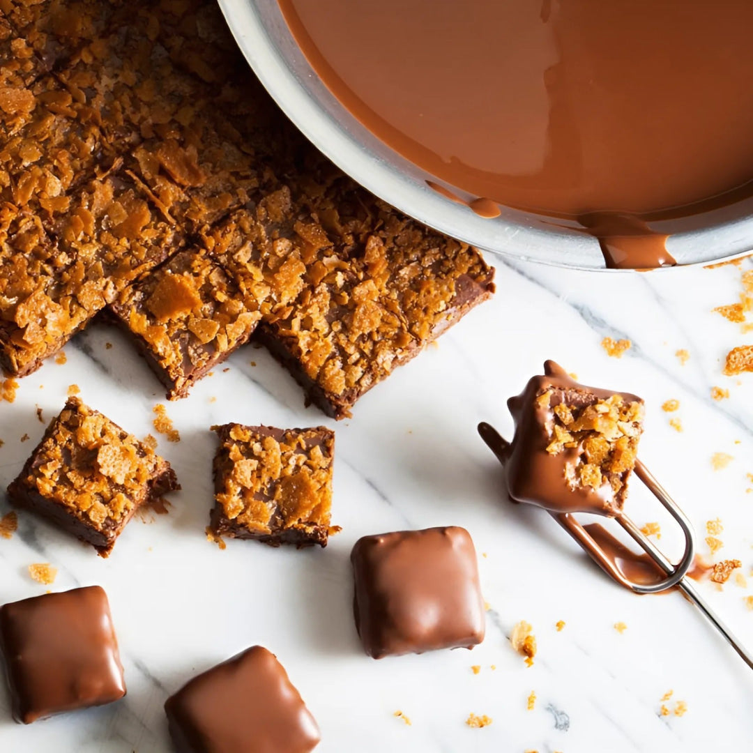 Callebaut | Biscuit Topping | Vụn Bánh Giòn Caramel | Lớp