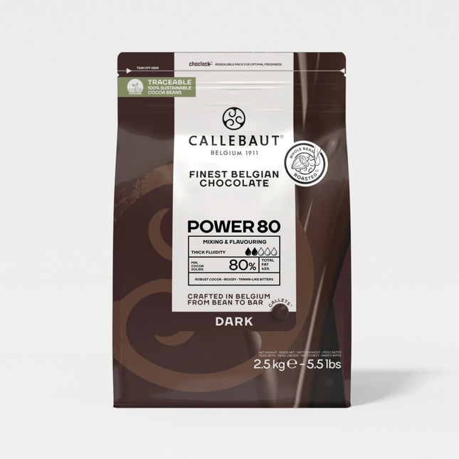 Callebaut | Chocolate Chips | Power 80 Socola Đen Dạng