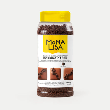 Monalisa | Chocolate Popping Candy | Dark Coated Kẹo Nổ