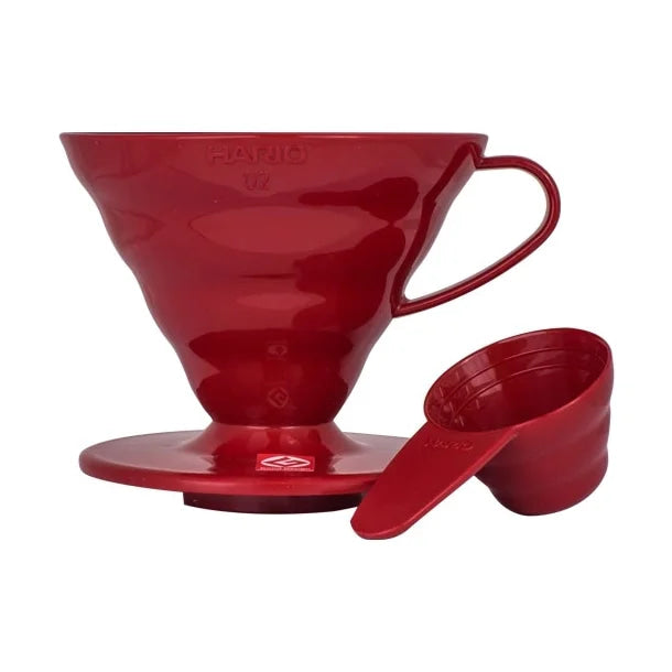 Hario | HARIO Phễu pha cà phê bằng nhựa cứng màu đỏ