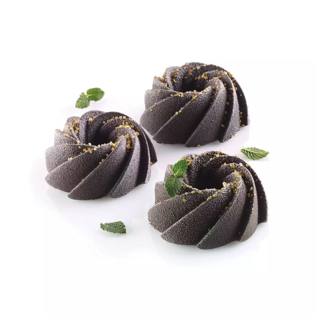 Silikomart | SQ070 Swirl – Khuôn Silicone Hình Xoáy 60×40