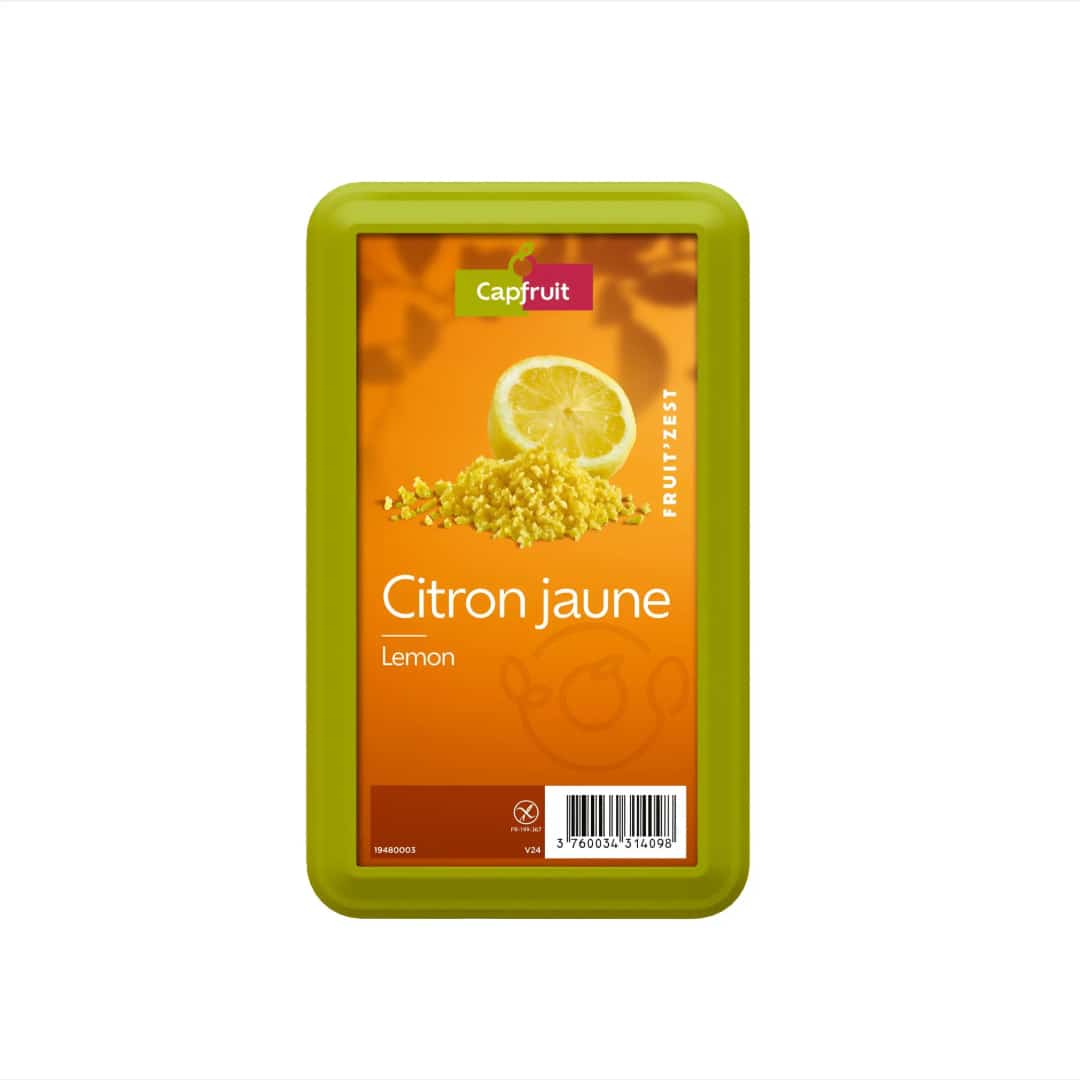 Capfruit | IQF | Vỏ Chanh Vàng – Dạng Nghiền Đông Lạnh