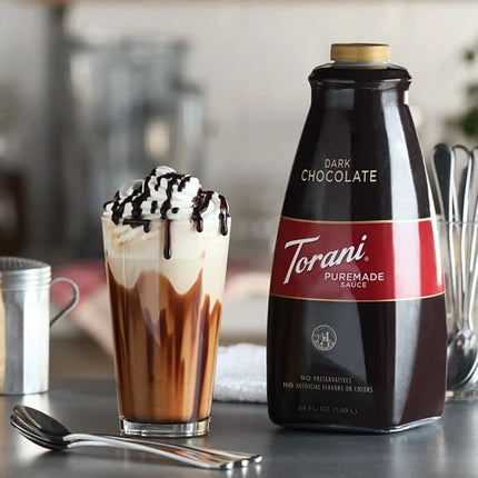 Torani Puremade | Ice Cream Syrup | Dark Chocolate Sauce