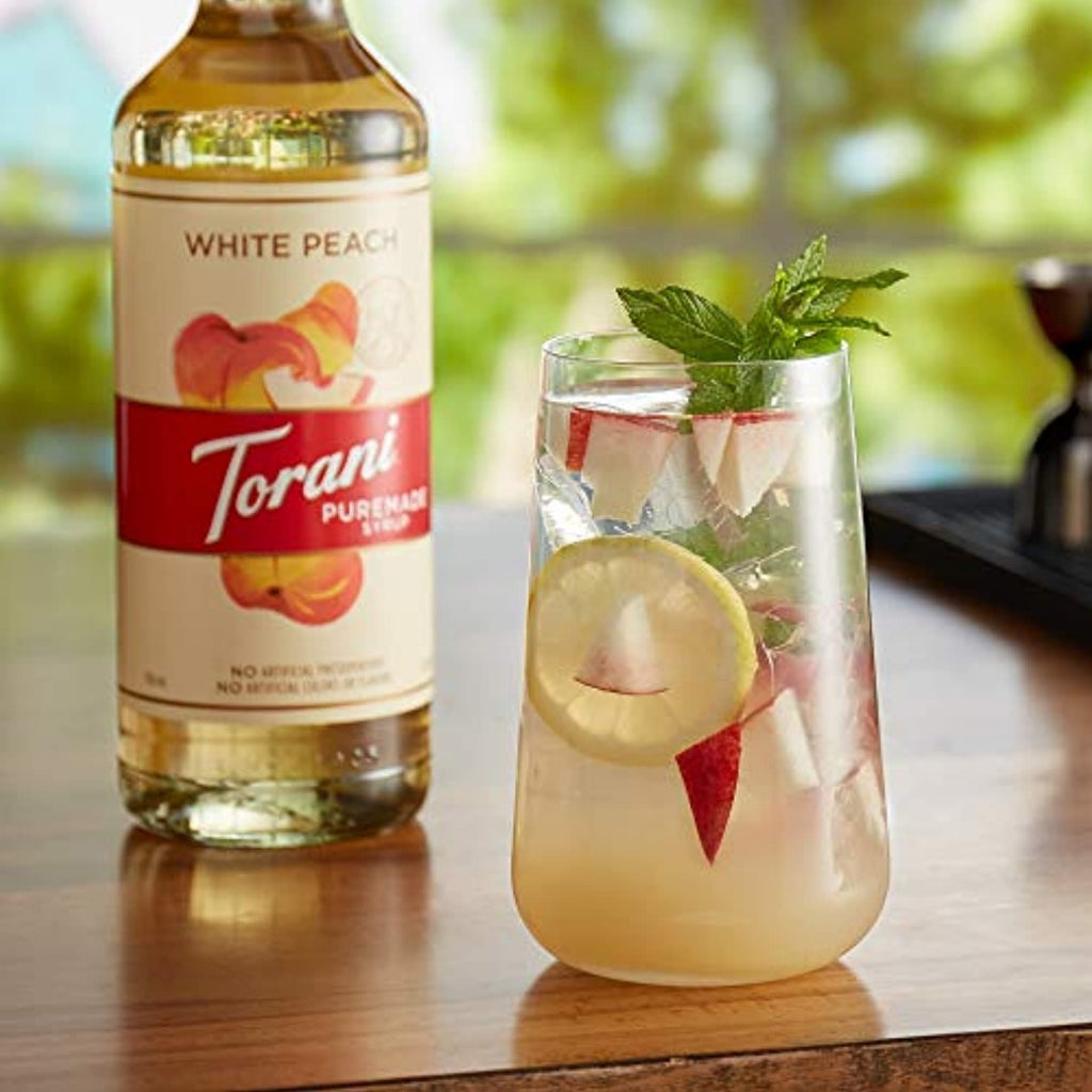 Torani Puremade | Syrup | White Peach Siro Pha Chế Hương Vị
